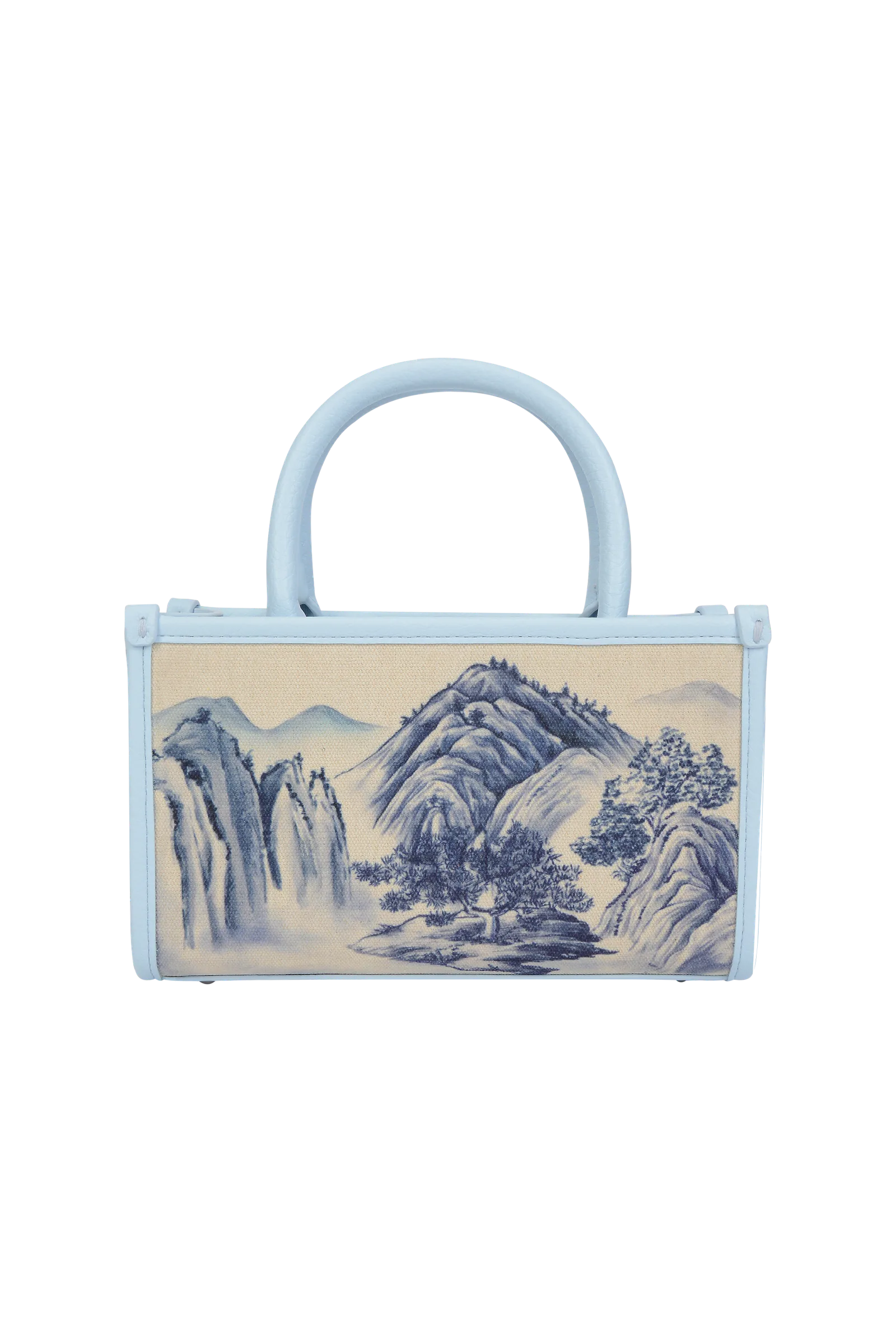 MINHWA TOTE SMALL / BLUE detail 2