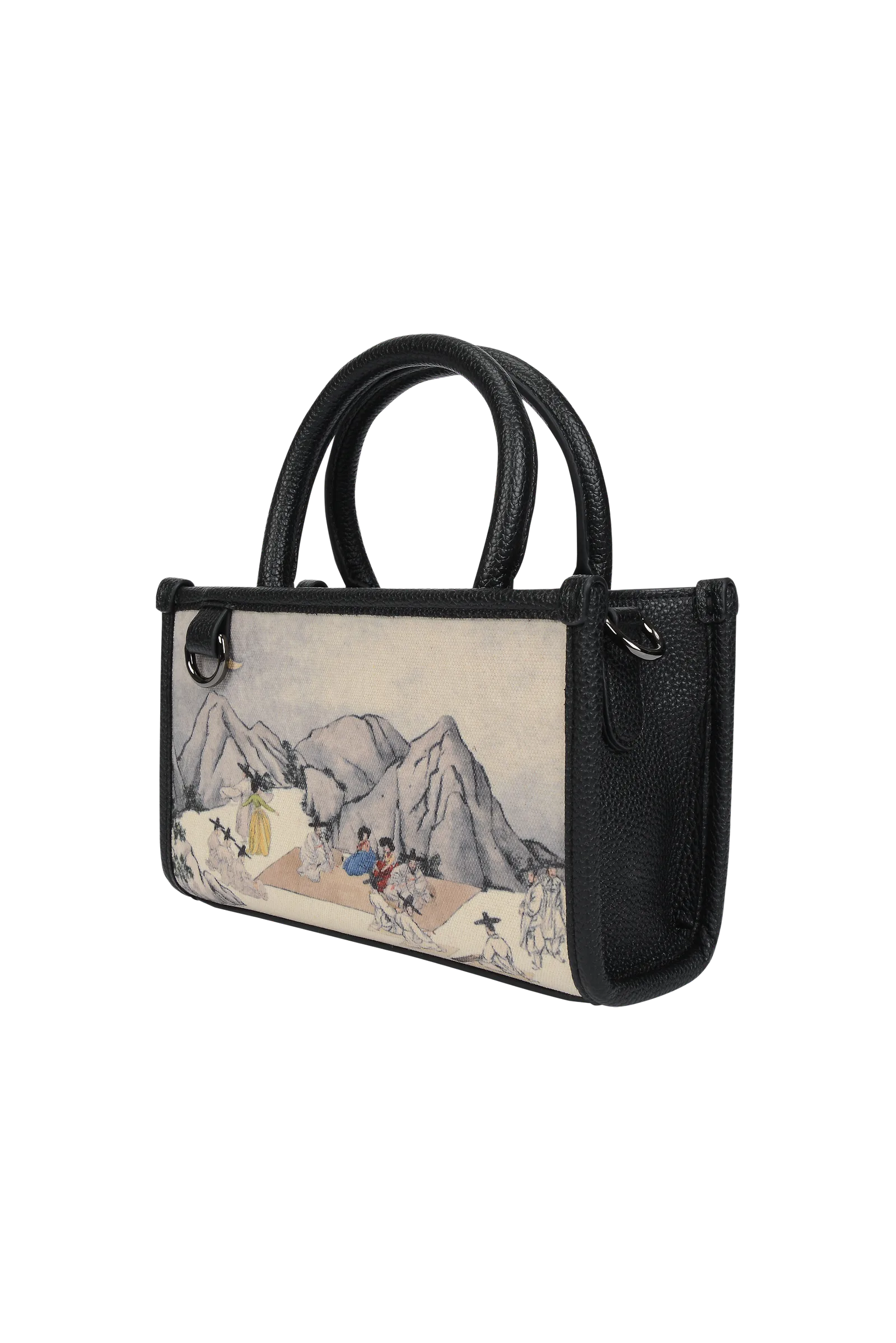 MINHWA TOTE SMALL / BLACK detail 4