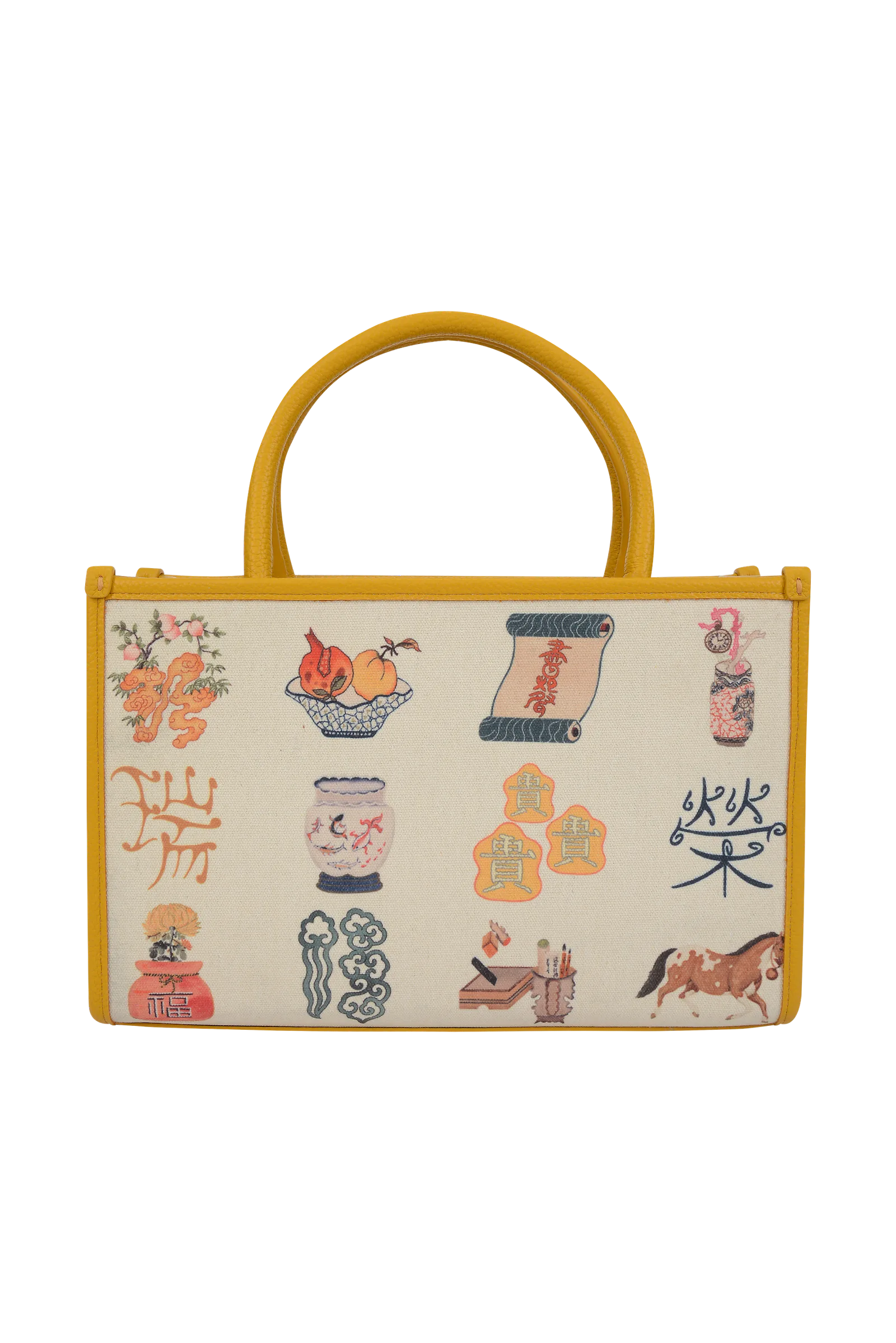 MINHWA TOTE MEDIUM / YELLOW detail 2