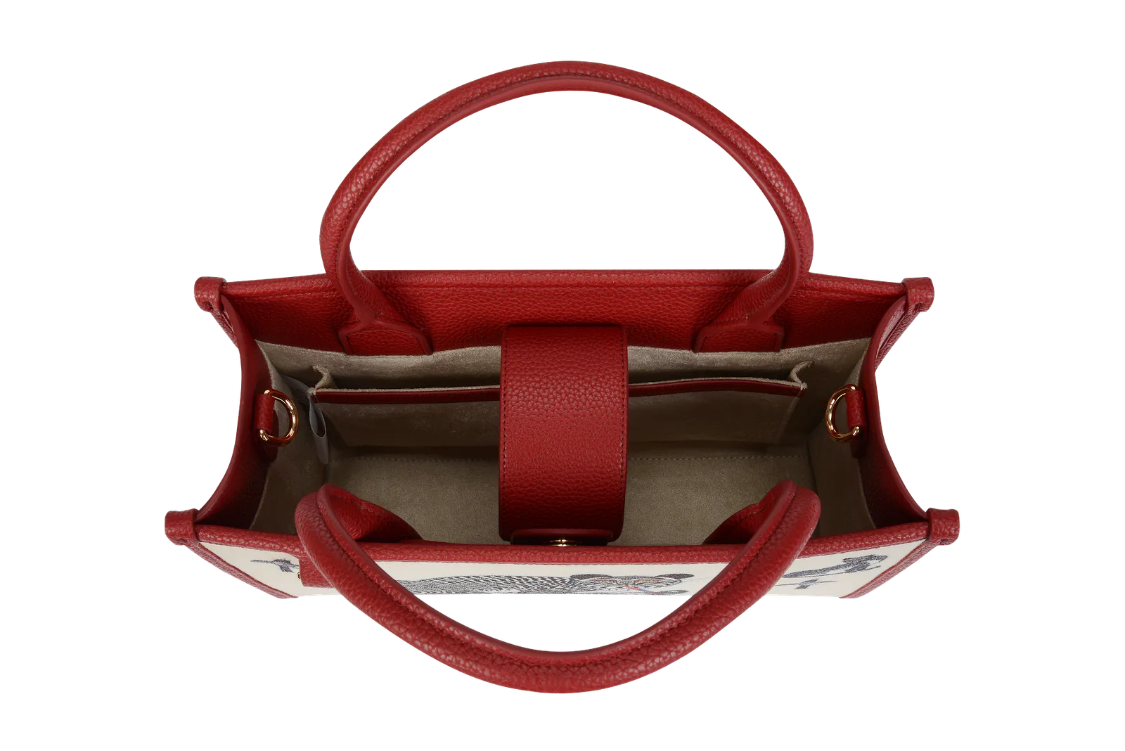 MINHWA TOTE MEDIUM / RED detail 3