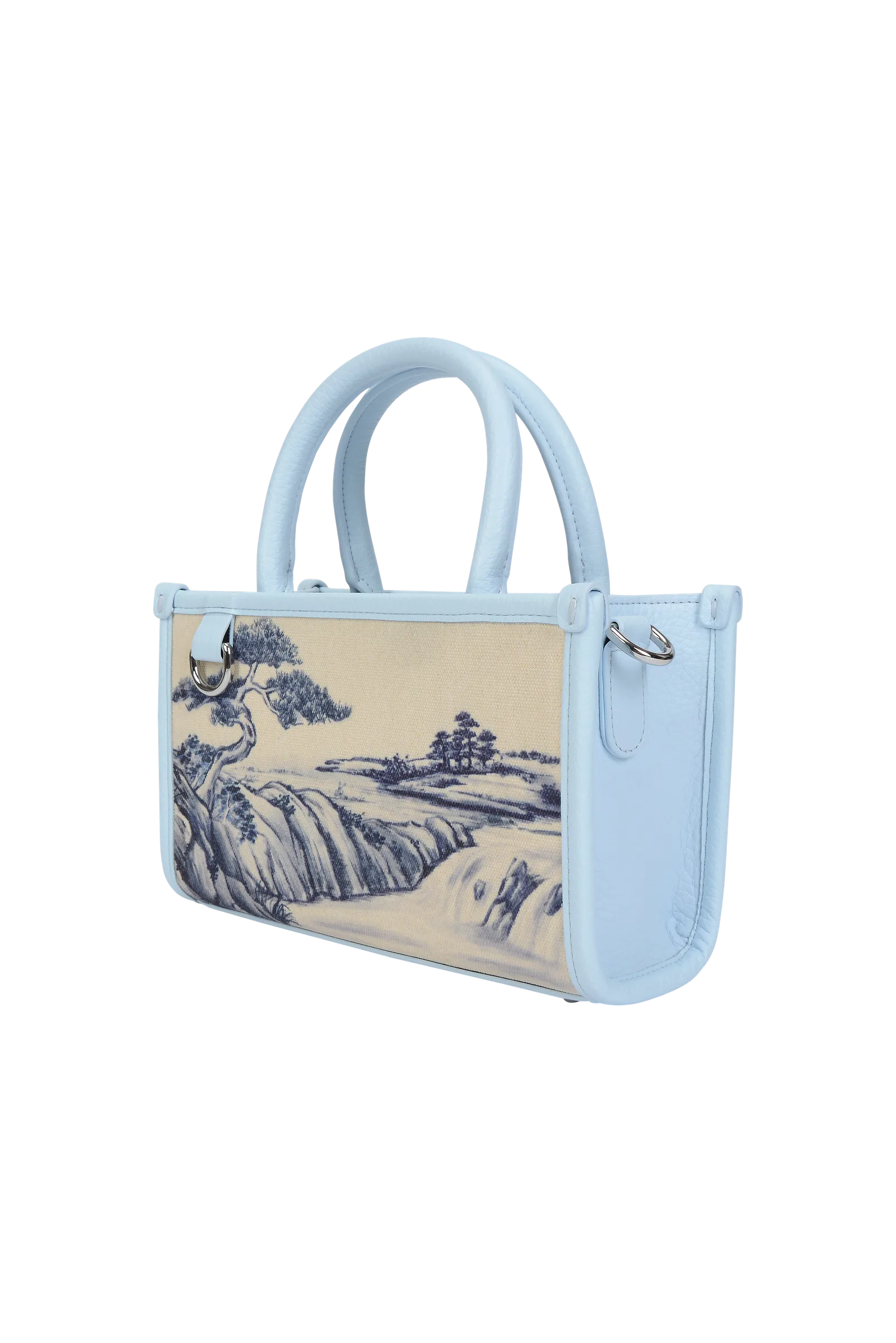 MINHWA TOTE SMALL / BLUE Considered construction and finish