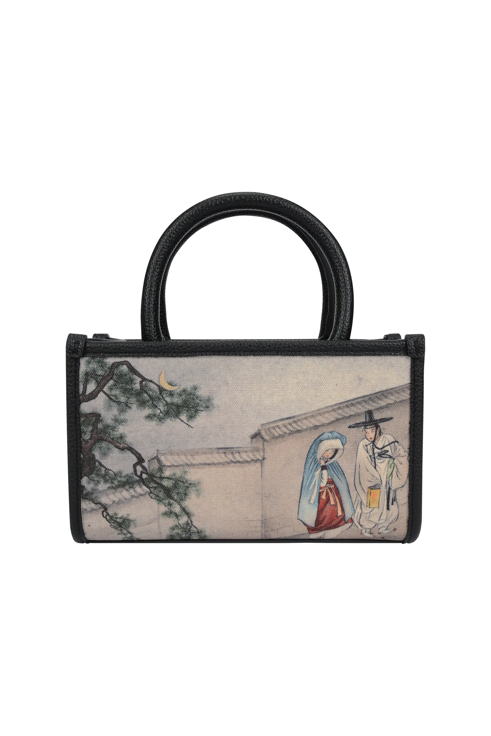 MINHWA TOTE SMALL / BLACK detail 2
