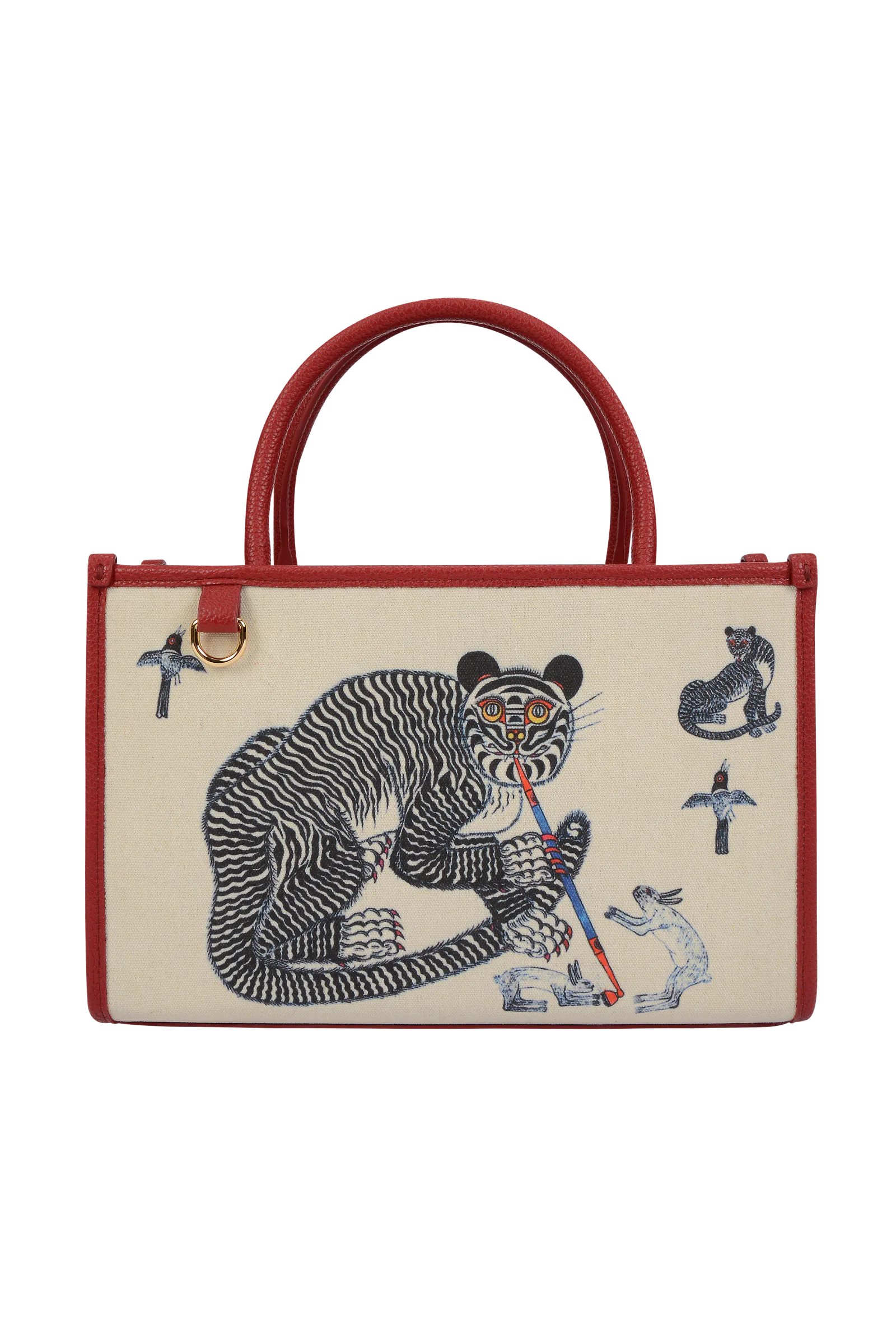 MINHWA TOTE MEDIUM / RED