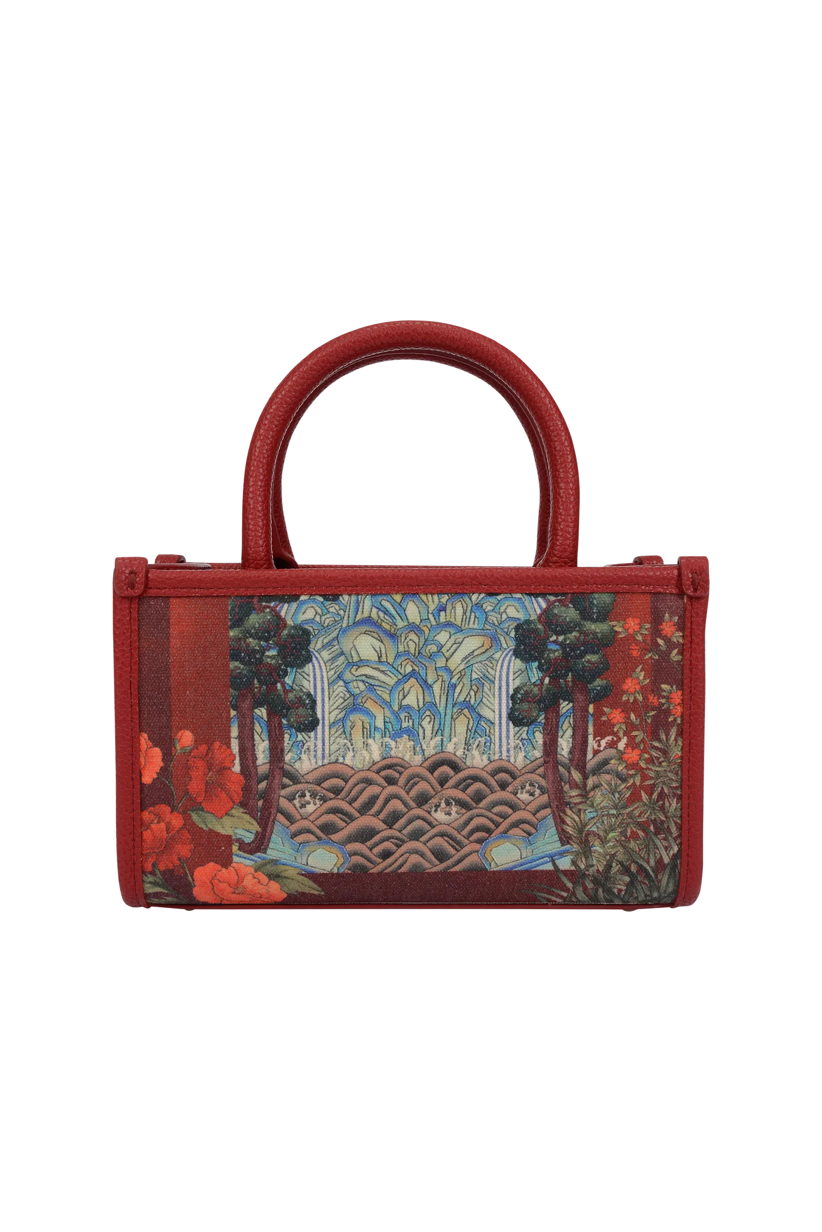 MINHWA TOTE SMALL / RED detail 2