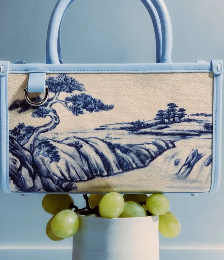 MINHWA TOTE SMALL / BLUE